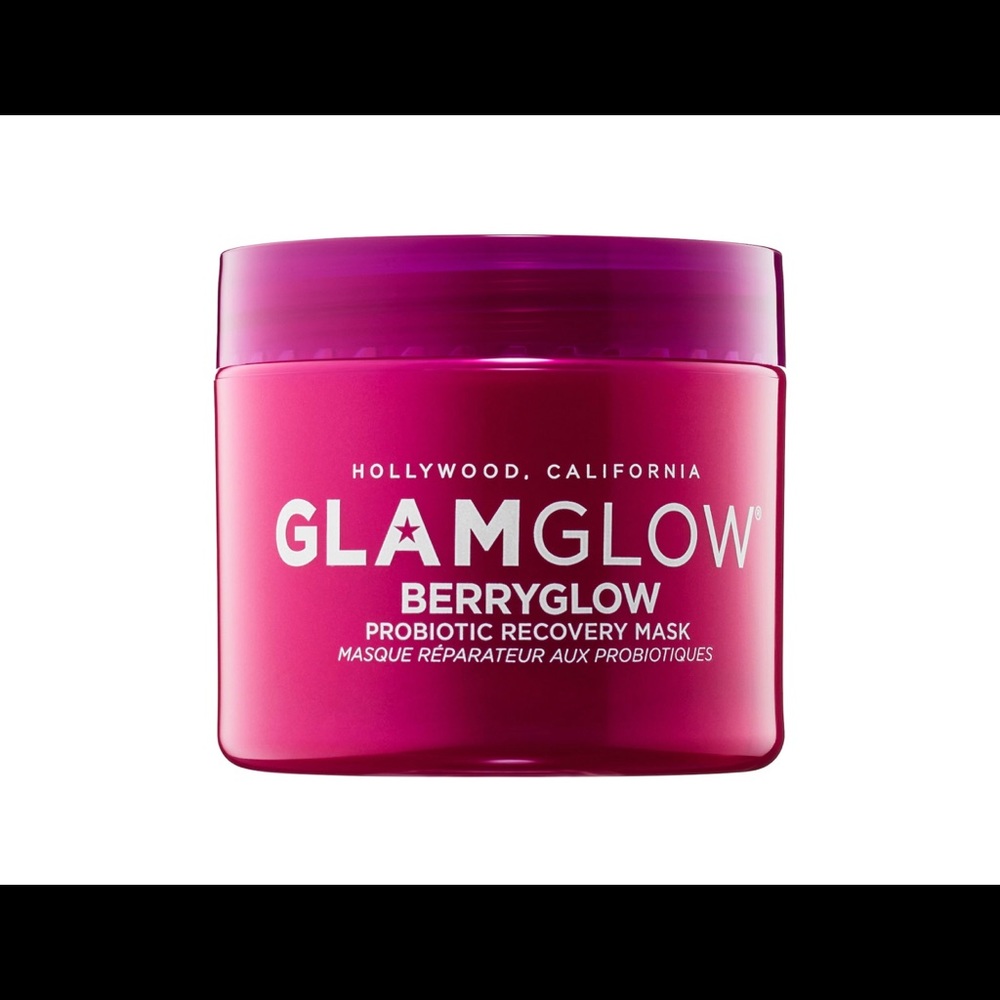 New GlamGlow Berry Glow Recovery Mask 2.5 oz
